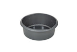 Round Washing Up Bowl Sink Basin With Raised Feet Water Flow Plastic Bowl 7.7L