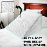 Large Bed Wedge Pillow Acid Reflux Orthopaedic Back Support Leg Elevation Foam