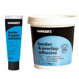 Mangers Border & Overlap Adhesive For Vinyl Wallpaper Paste Stick Glue 250-500g