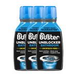 Buster Bathroom Kitchen Plughole Sink Drain Unblocker Dissolves Hair Sludge