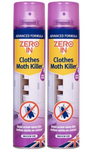 Zero In Clothes Moth Killer Surface Treatment Spray Solvent Free 300ml Or 500ml