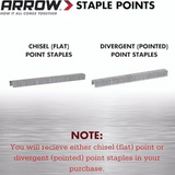 Arrow Staples T50 All Sizes 8mm 10mm 12mm Stapler Tacks Box Of 5000