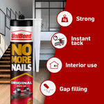 UniBond No More Nails Original Adhesive for All Surfaces 365g