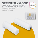 Harris Seriously Good Woodwork Gloss Sleeve 4" Pack 10 & Pack 2