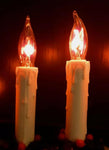 Premier RF7 2 X Spare Christmas Candle Flicker Bulb Lamp Clear New