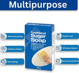 Sugar Soap Set 450g –Wall Cleaner & Painting Preparation Solution Multi-Surface Cleaner & Degreaser Removes Grease Grime | Concentrate with CleaningCloth, Sponge & Gloves