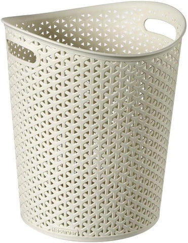 Curver My Style Paper Bin Vintage White 13L