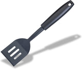 Fackelmann INITIAL Mini Slotted Turner 25.5cm | Non-Stick Plastic Spatula | Heat-Resistant Fish Slice & Burger Flipper Cooking Draining & Frying BBQ Utensil