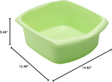 Addis Rectangular Washing Up Bowl 9.5L Plastic Durable Kitchen Sink Basin