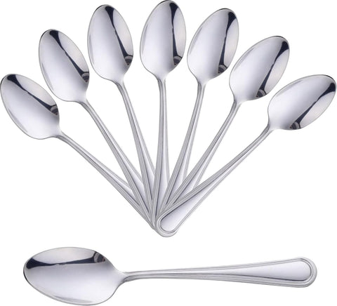 Basiks Stainless Steel Tablespoons Kitchen Cutlery Dining Tableware Pack Of 8