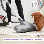 Flow Magic Carpet Cleaner Shampoo Solution Deep Cleaning Stain Remover 4 In 1 Formula Fresh Linen Fragrance Gets Rid Of Stains and Odours 5L