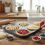 4-Cup Yorkshire Pudding Tray - Non-Stick Coating Carbon Steel Baking Pan –  Oven Tray Ideal for Yorkshire Puddings, Muffins, Cupcakes & Mini Cakes