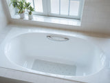 Croydex Rubagrip Bath Mat - White Large, Medium Vacuum Suction  Liner For Bathrooms