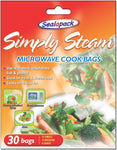 Sealapack Orange Simple Microwave Steam Cook Bags, Plastic 30 Pack