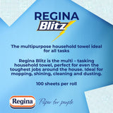 Regina Blitz 3 Ply Kitchen Paper Towel Rolls Household Towel Super Sized Sheets