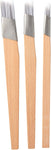 Harris Seriously Good Fitch Paint Brushes Pack Of 3 Cutting In & Control Hobby & Craft 0.5", 0.75", 1, Brown