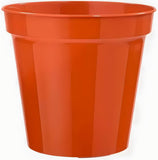 Stewart Round Flower Pot Terracotta Orange Classic Vintage Colour 7" For Individual Plants & Flowers Fully Recyclable Plastic Use in Garden and Home
