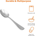 Basiks Stainless Steel Tablespoons Kitchen Cutlery Dining Tableware Pack Of 8