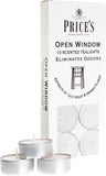 Open Window Tealights - Pack of 10 - Odour Eliminating Tealights - Made with Lily, Violet and Orange Flower Extracts - Clean, Fresh, Quality Fragrance - Long Lasting Scent