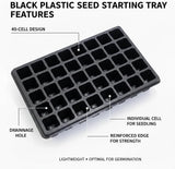 40 Cel Seed Tray Inserts for Seed Starting – Durable Plant Propagation Cells | Ideal for Indoor & Greenhouse Growing | Available in Packs of 5, 10 & 15