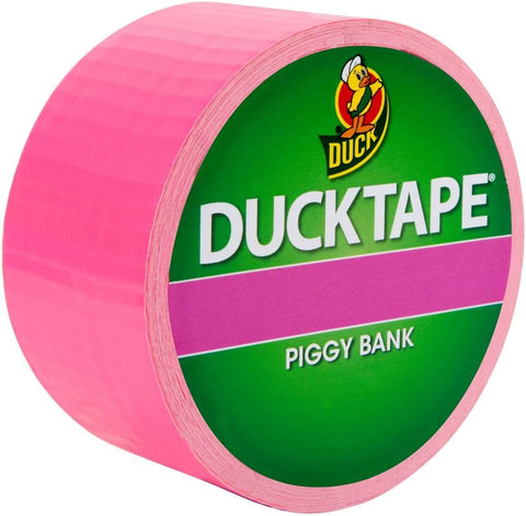 Duck Tape Solid Decorating Art Craft Tape - 48mm x 13.7m - Piggy Bank Pink