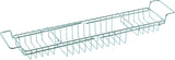 SupaHome Extandable Chrome Over Plated Bath Rack Shower Tray Tub Caddy 3 Compartment Shelf Modern