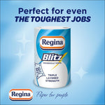 Regina Blitz Household Towels Kitchen Roll 210 Sheets Pack 3 - 3-ply Kitchen Roll