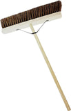 Outdoor Broom With Handle Natural Platform Brush For Sweeping Yard Garden 18''