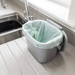 Addis Kitchen Caddy Black, Metallic, White /Grey - For Everyday Kitchen Food Waste Compost Caddy Bin Made With  Recycled Materials