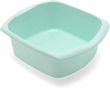 Addis Large Washing Up Bowl 9.5L Capacity, Blue Haze– Durable Plastic Kitchen Sink Bowl, Spacious Dishwashing Basin for Cleaning Dishes & Food Prep