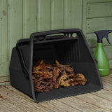 Addis Garden Gardening Scoop Giant Outdoor Bucket With Tool Holder Black
