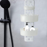 Adjustable Plastic Hanging Shower Caddy - Slate