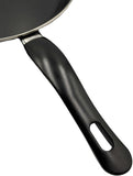 Basiks Non Stick Carbon Steel Frying Pan 25cm | Suitable For Halogen, Electric, Gas and Solid Hobs | Strong Heat-Resistant Handle  Non Stick Coating For Easy Cleaning | Kitchen Frying Pan