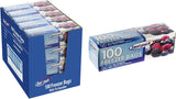 100 Freezer Bags Large For Food Storage Bags With Tie Handles 100PK 26CM X 40cm