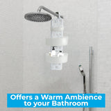 Adjustable Plastic Hanging Shower Caddy - Slate