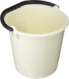 Addis Linen Bucket 9L with Grip Handle | Durable Household Cleaning Bucket | Strong Plastic Water Bucket for Home, Laundry & Cleaning