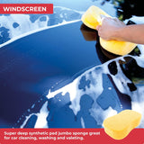 Triplewax Absorbent Jumbo Car Sponge  for Car Exterior & Window Washing