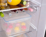 Addis Clip Tight Super Large Food Storage Container 9 Litre Tall Rectangle Airtight Silicone Seal Containers Bpa Free Easy Locking Lid Clips, Clear Transparent