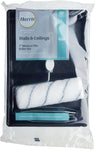 Harris Seriously Good Walls & Ceilings Medium Pile Roller Set | Includes 7" Tray, Frame, 1 x 7" Paint Roller Sleeve