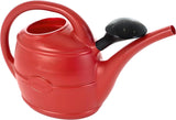 Ward Garden Watering Can With Rose Indoor Outdoor Plants Easy Fill Plastic 10L Red & Green