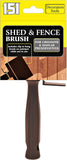 2x Shed Fence Brush Block Multipurpose Paint Paste Wood Decking Wide 10cm x 4cm