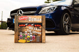 CarPlan Demon 7 Piece Car Cleaning Kit Gift Pack, Car Wash Snow Foam Shampoo, Wheel Cleaner, Tyre Shine, Spray On Shine, Interior and Exterior Cleaner, Sponge and Air Freshener