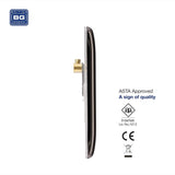 BG Nexus NBN94 Polished Black Nickel Single 1 Gang Blank Plate Cover Blanking