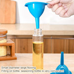Chef Aid 4 Funnels  Oil Set - Kitchen Funnel Set | Kit for Filling Bottles ,Easy To Clean Kitchen Supplies for Transferring Jam, Dry Ingredients