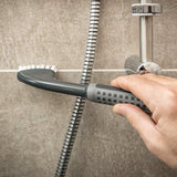 Addis ComfiGrip Grout Cleaning Brush – Stiff Bristles Deep Cleaning Tool | Ergonomic Handle | Graphite