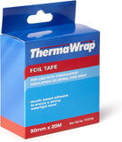 Thermawrap Aluminium Bubble Foil Tape Roll | 50mm x 20m Self Adhesive Duct Tape | Thermal Insulation Sealing Tape for Lofts, Radiators, Pipes