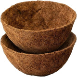 Coco Hanging Basket Liner 12", 14", 16" – Natural Coconut Coir Basket Liner for Flower Hanging Baskets, Durable Replacement Plant Pot Liner for Indoor & Outdoor Garden