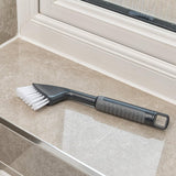 Addis ComfiGrip Grout Cleaning Brush – Stiff Bristles Deep Cleaning Tool | Ergonomic Handle | Graphite