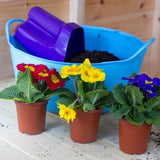 Tubtrugs 15 Litre Small Shallow Flexible Storage Tub - Blue | Multi-Purpose Home & Garden Organiser