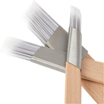 Harris Seriously Good Fitch Paint Brushes Pack Of 3 Cutting In & Control Hobby & Craft 0.5", 0.75", 1, Brown